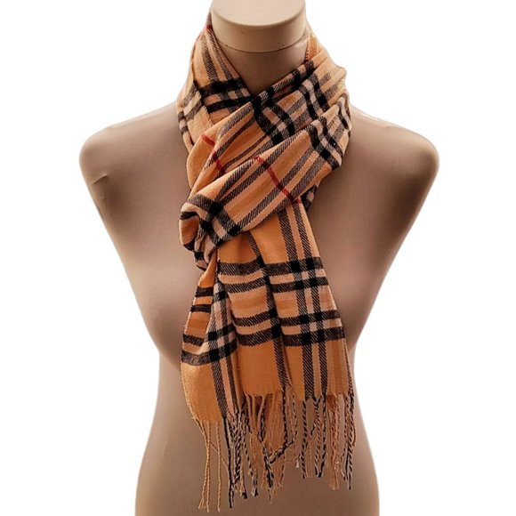 NEW - Soft and Cozy Plaid Mix Scarf  - One size - Picture 9 of 9